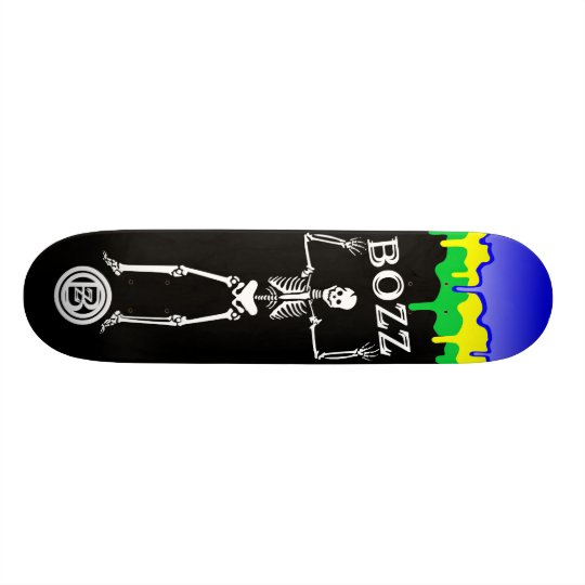 BOZZ Skeleton BRAZIL Shape De Skate 20cm