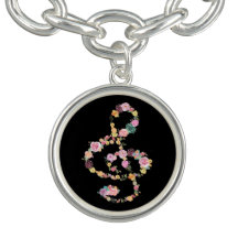 clave de design floral a preto