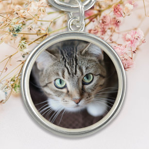 Bracelete Com Pingente Foto personalizada do cão de gato Pet Cria a sua