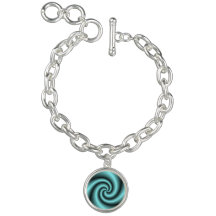 Pulse de Água/Cinza> Pulseiras de Charme