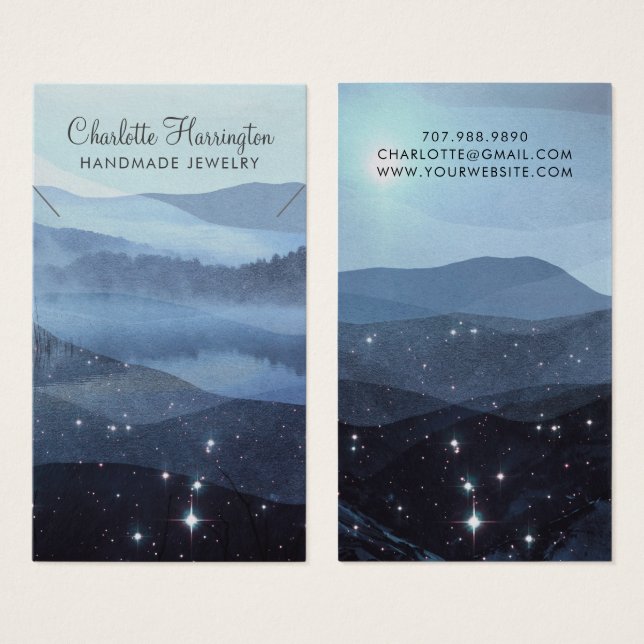 Bracelete de Colar Azul-Água do Designer (Frente & Verso)