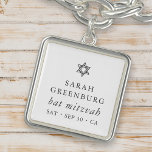 Bracelete Estrela Elegante Moderna Simples de David Bat Mitz<br><div class="desc">Design é composto por tipografia sans serif e por tipografia cursiva de escrita lúdica sobre um fundo simples. Disponível aqui: http://www.zazzle.com/store/selectpartysupplies</div>