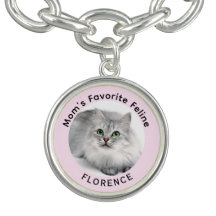 Mãe Favorito Feline Personalizado Pet Foto e Nome 