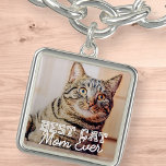 Bracelete Melhor Cat Mãe Alguma Vez Moderna Foto Personaliza<br><div class="desc">Este design simples e clássico é composto por tipografia serif e adiciona uma foto personalizada</div>