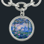Bracelete Monet: Lírios d'água 1919, famosa pintura,<br><div class="desc">Claude Monet: Água Lírios Vermelho,  1919,  bela pintura de arte</div>