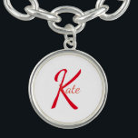 Bracelete nome simples personalizado do monograma bridesmaid<br><div class="desc">design</div>