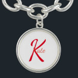 Bracelete nome simples personalizado do monograma bridesmaid<br><div class="desc">design</div>