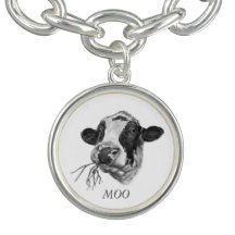 Vaca de leiteria feliz personalizada do frisão de