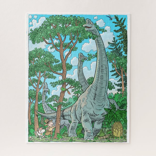 Brachiosaurus Quebra-cabeça 520 (Vertical)