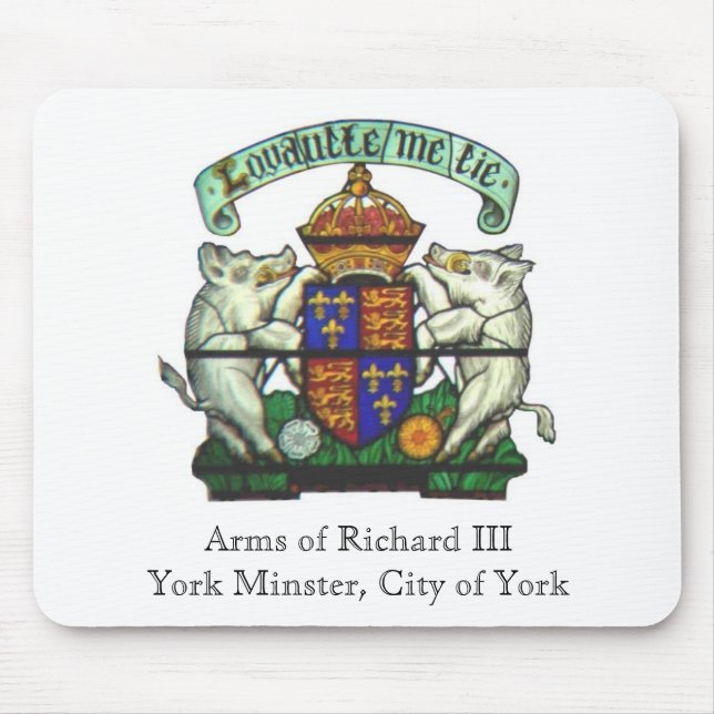 Braços de Richard III Mousepad (Frente)