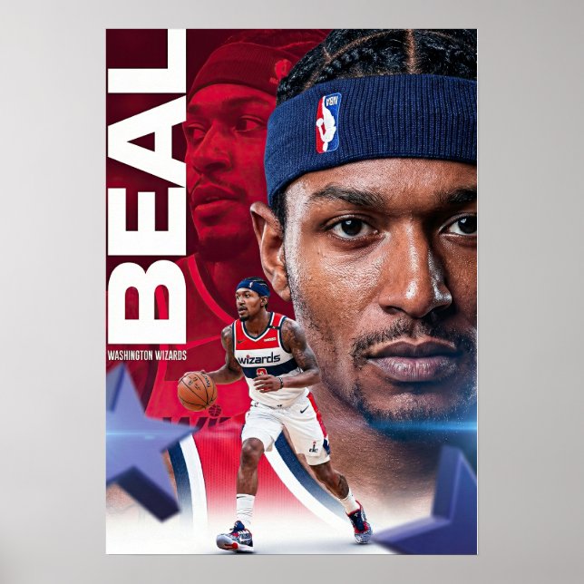 Bradley Beal | Poster do All-Star do Washington Wi (Frente)