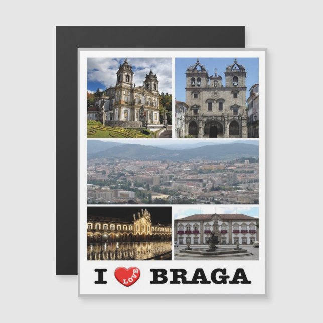 Braga - I Love - Portugal - (Frente/Verso)