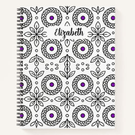 Braided Mandala e Leaf Motif