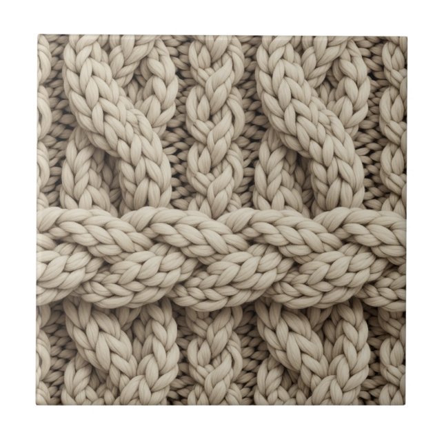 Braided Thread Knit Texture – Warm Beige (4) (Frente)