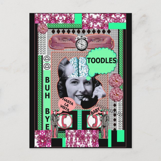 BRAINLADY — cartão postal TOODLES (Frente)