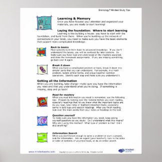 Brainology® Poster 5: Aprendizado e memória