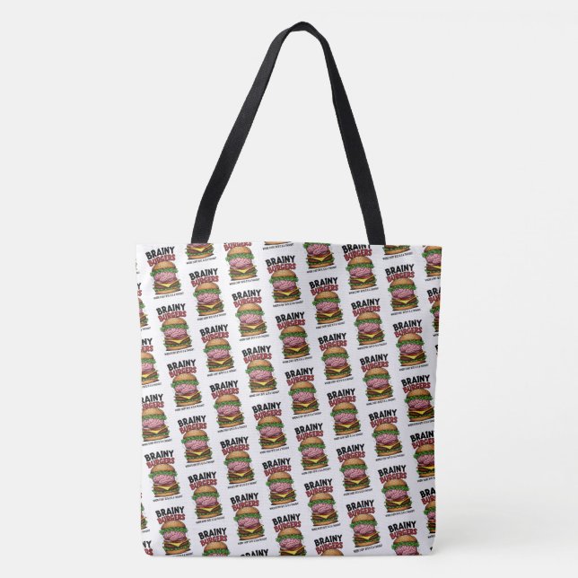Brainy Burgers Tote Bag (Frente)