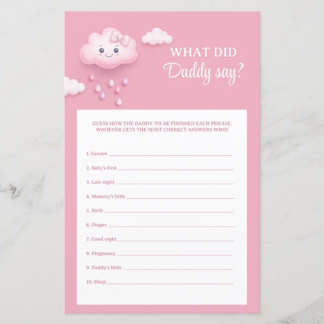 Branca branca e branca, nuvem 9 O que o Pai disse  (Frente)