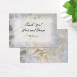 Branca Carnação Obrigado Marcaradas