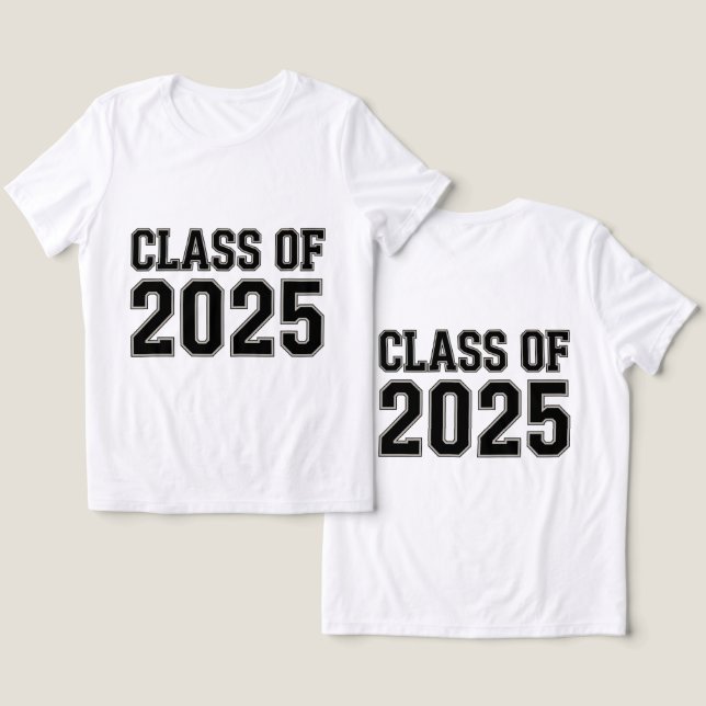 Branca De 2025, Classe Feminina (Design Frente e Verso)