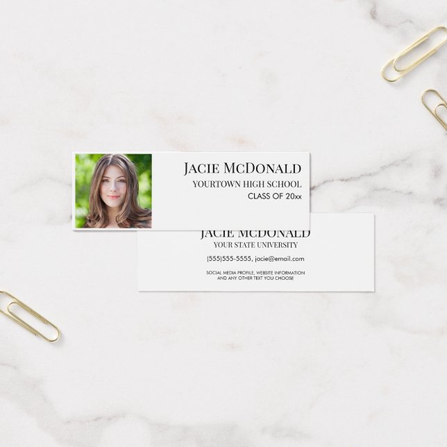 Branca de Foto do Perfil de Inserção de Graduação  (Escritótio)