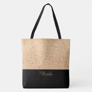 Branca de Tote Peach & Petite Ouro Stars