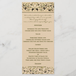 Branch Olive: Um Menu de Casamento Tuscano