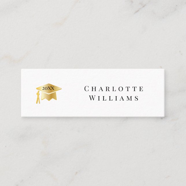 Branco 2025 | Placa de inserção da graduação do Bo (Frente)