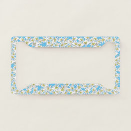 Branco Azul alpino, desenhado à mão, Edelweiss
