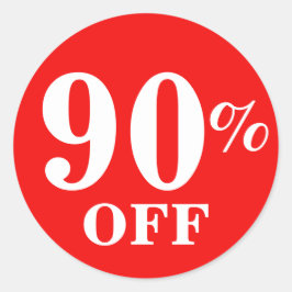 Branco brilhante 90% OFF-Vende adesivos comerciais