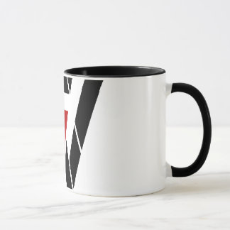 Branco da caneca da entrada