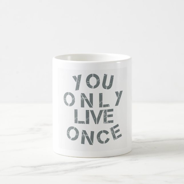 branco da caneca de yolo (Centro)