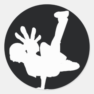 Branco da etiqueta de BBOY