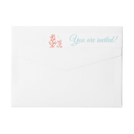 Branco da etiqueta de endereço do remetente | do