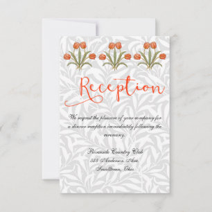 Branco de Convite de Recepção de casamento Perso