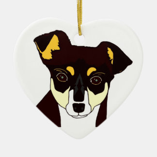 Branco do ornamento da chihuahua de Kisha