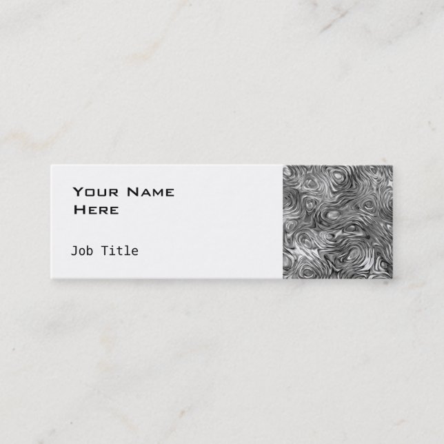 Branco magro do lado cartão de visita do Molten (Frente)