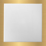 Branco minimalista<br><div class="desc">Azulejo Branco simples. Branco combina azulejos de padrão branco e ouro.</div>