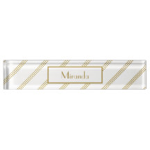 Branco moderno elegante com linhas Douradas pontil