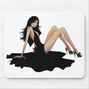 Branco Mousepad da sedução