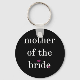 Branco na mãe preta do chaveiro da noiva
