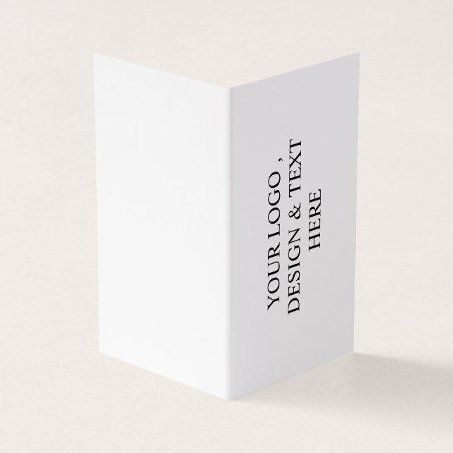 Branco Personalizado Seu Logotipo & Texto Aqui  (Exterior)