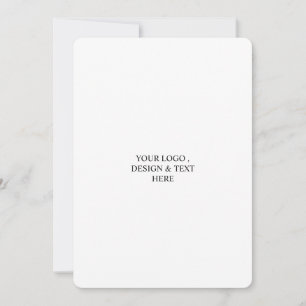 Branco Personalizado – Seu Logotipo & Texto Aqui