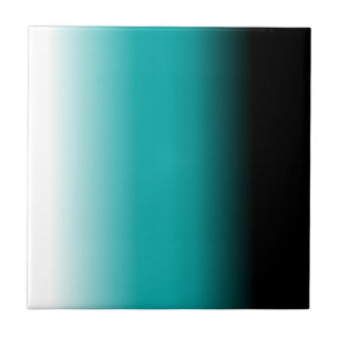 Branco preto Ombre da cerceta