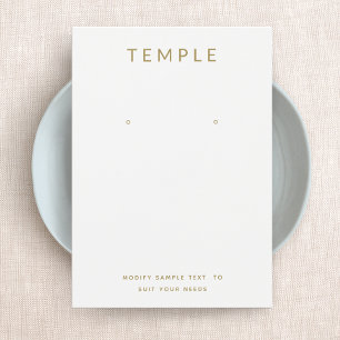 Branco Simples Adicione Sua Placa de Exibição de O