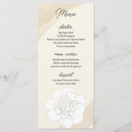 Brancos Blossoms Menu Casamento