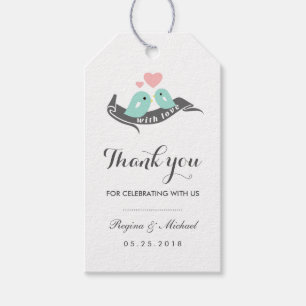 Brancos com Etiqueta de Presente para Casamento de