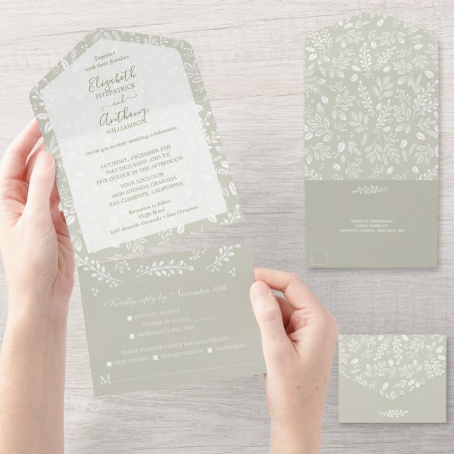 Brancos em Casamento Verde Pálido (Criador carregado)