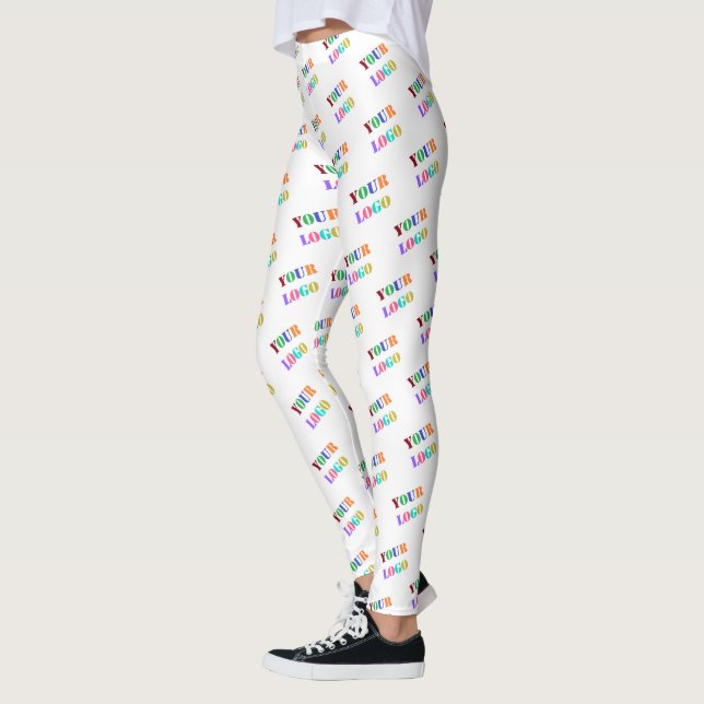 Branded Logo Business Promotional Leggings Example (Esquerda)