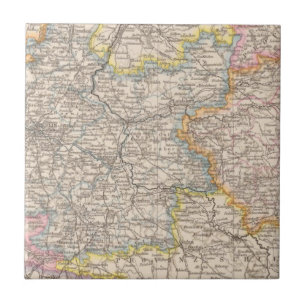 Brandemburgo, mapa do atlas de Posen